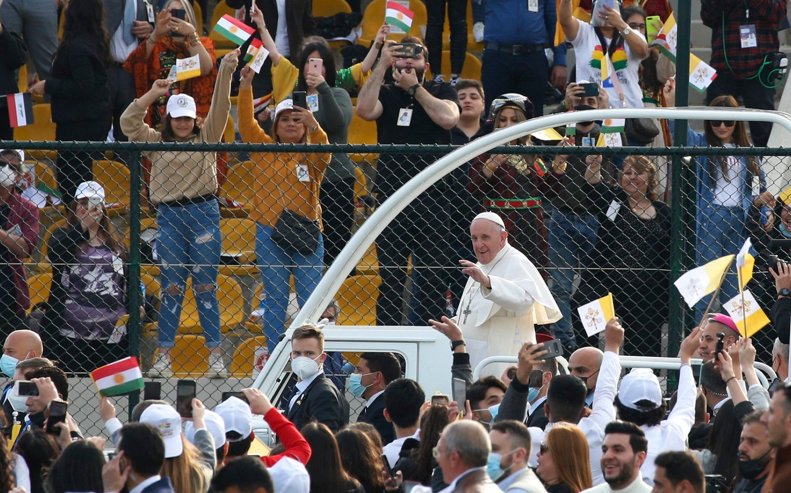 misa en Erbil papa