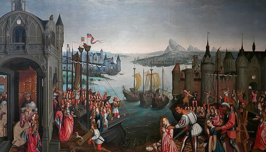 Martirio de Santa Úrsula y Once Mil Virgenes.