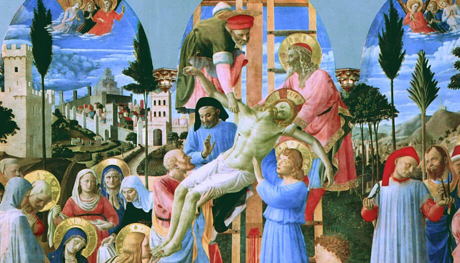 Descendimiento de Cristo. Fra Angelico.