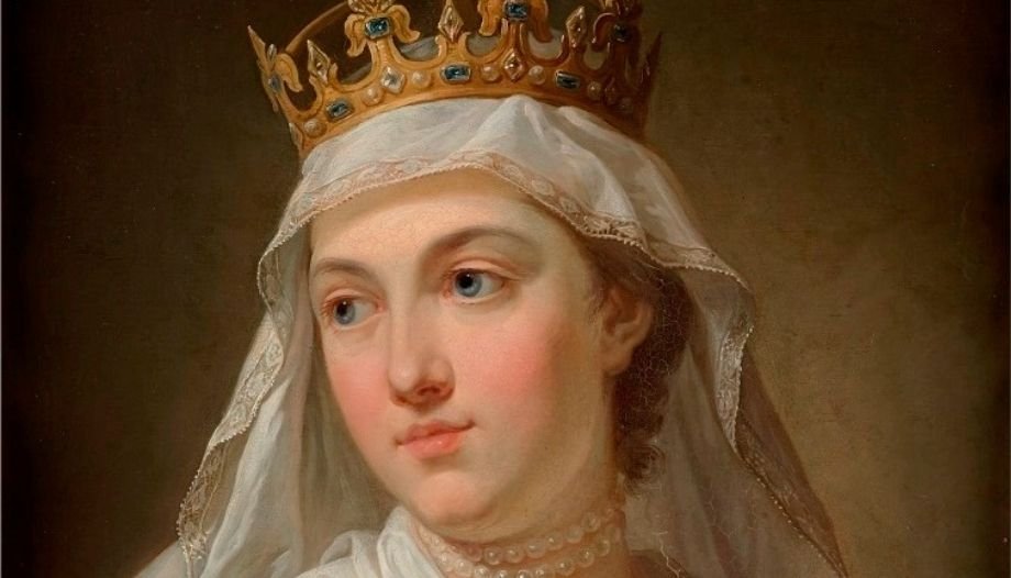 Santa Eduvigis, reina de Polonia y de Lituania.