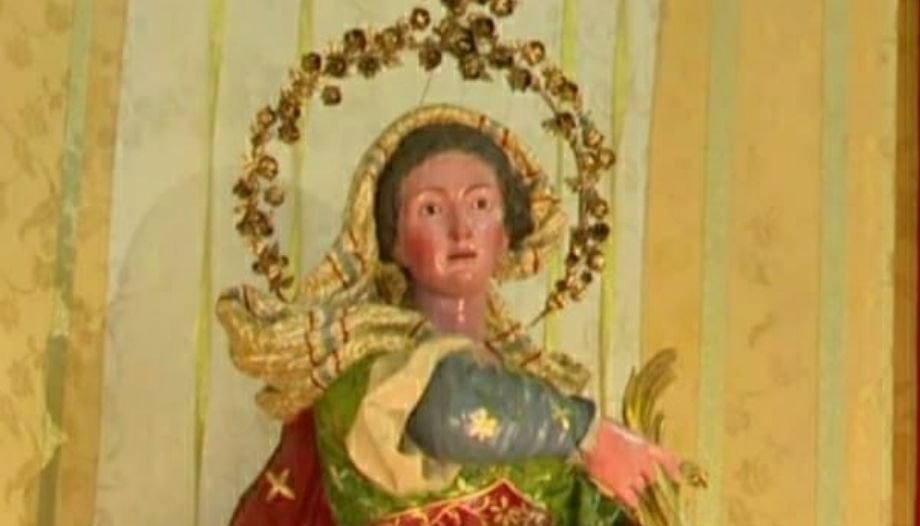 Santa Sinforosa, mártir y madre de mártires en Roma.